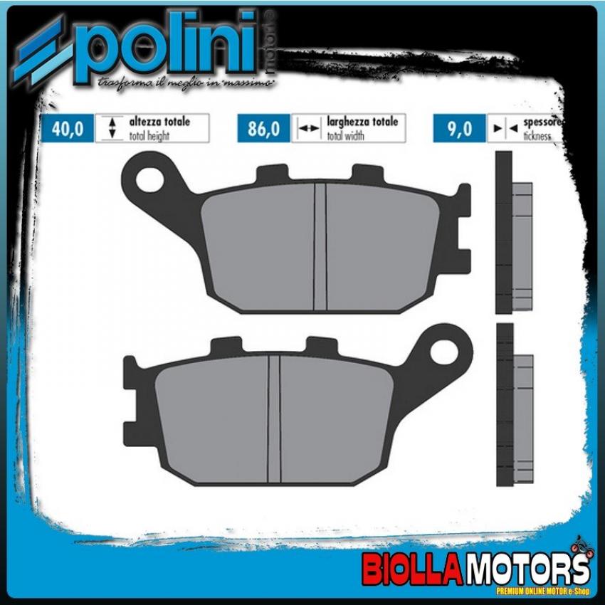 174.2072 POLINI REAR BRAKE PADS HONDA JAZZ 250CC 20012004 SINTER eBay