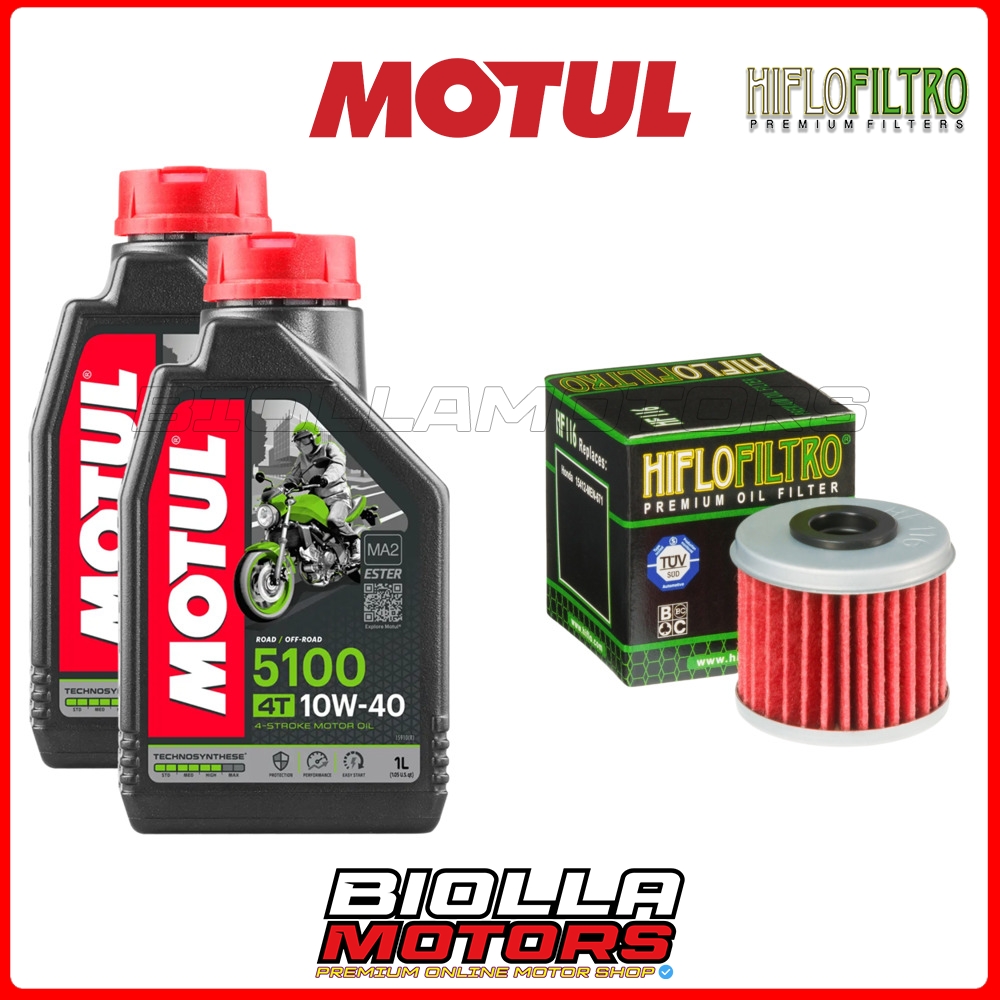 Set 10 Filtres Filtre à Huile Hiflo HF116 Honda Crf 450 Xrl 2015 2016