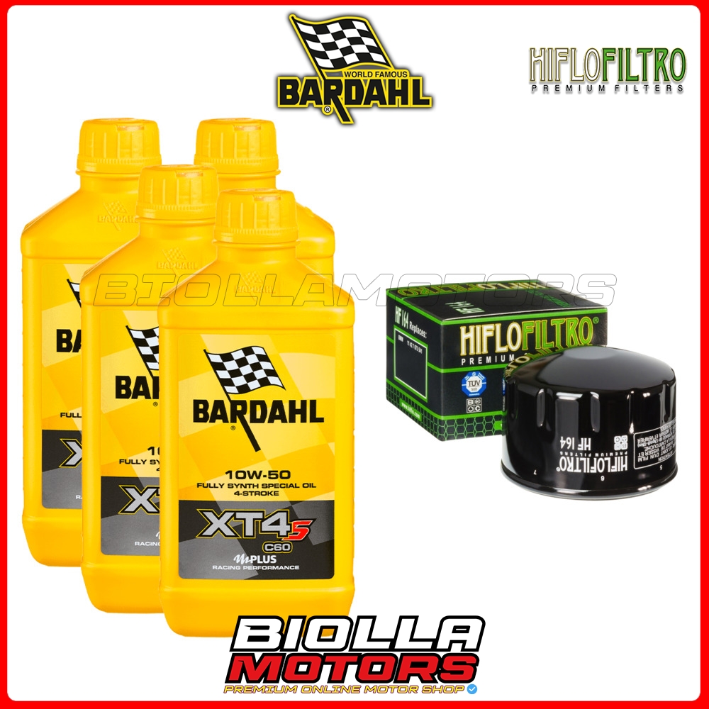 Kit De Mantenimiento Para BMW F 800 R 2010-2015 - Filtros, Bujías Y Aceite Bardahl 10W50