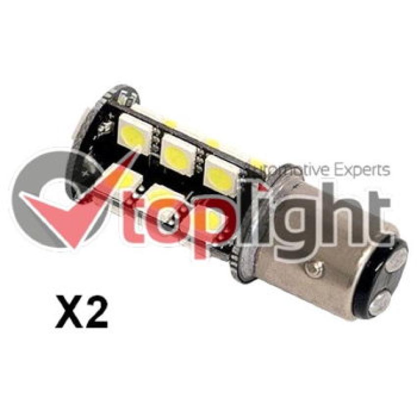LP39217 SMD CANBAS 12V 27 SMD EPISTAR BAY15s P21/5W (2PCZ) LED LAMP eBay