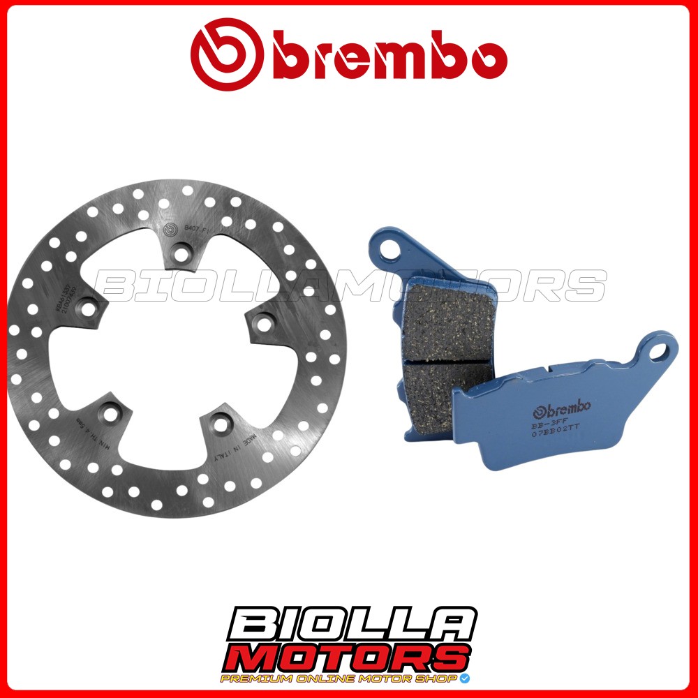 KIT PADS + DISC BREMBO KTM SUPER DUKE 990 2006 REAR [TT - Fixed] 68B | eBay