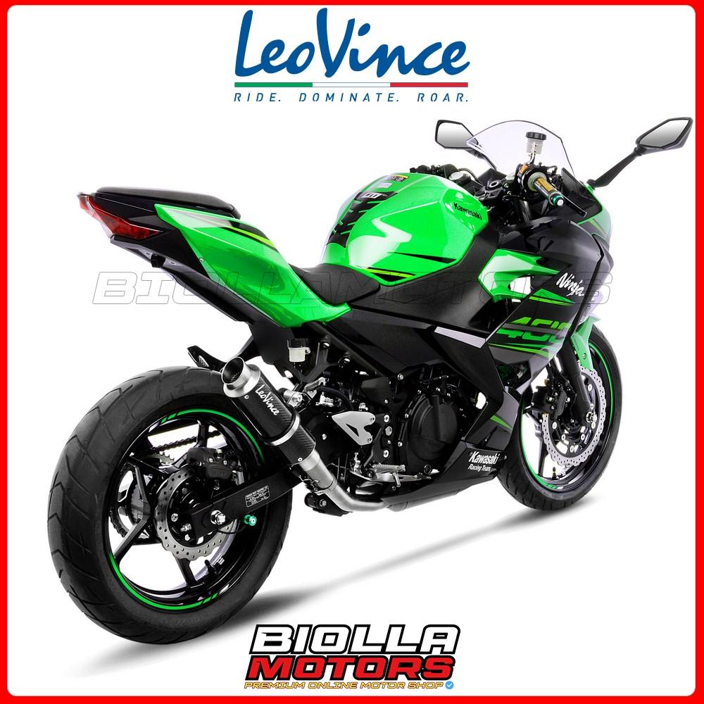 3389 SLIP-ON LEOVINCE KAWASAKI NINJA 400 2020 - GP CORSA CARBON